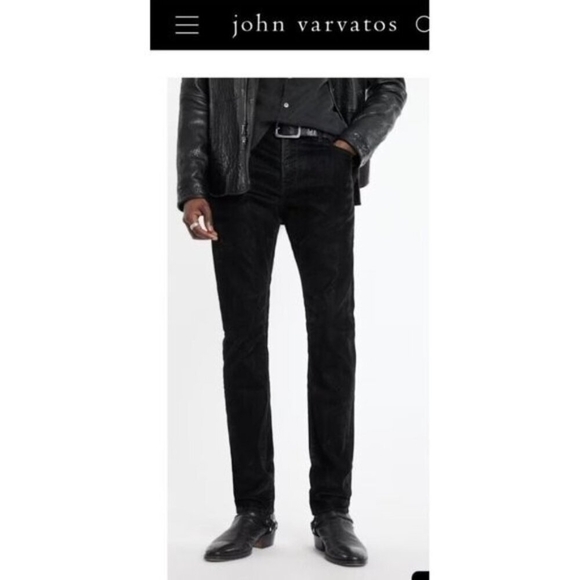 John Varvatos Bowery Slim Straight Jeans In Eclipse Size: 32 - Picture 14 of 14